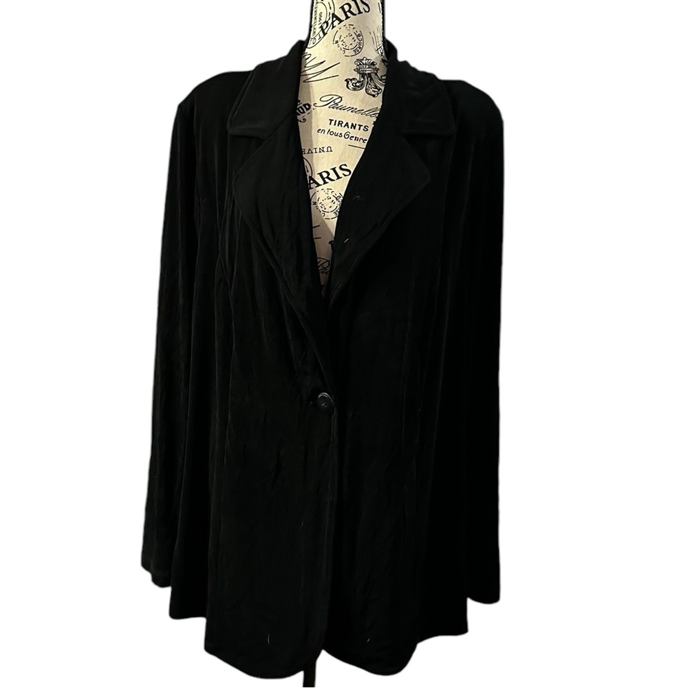 Vikki Vi Size 1x Black jacket NWOT